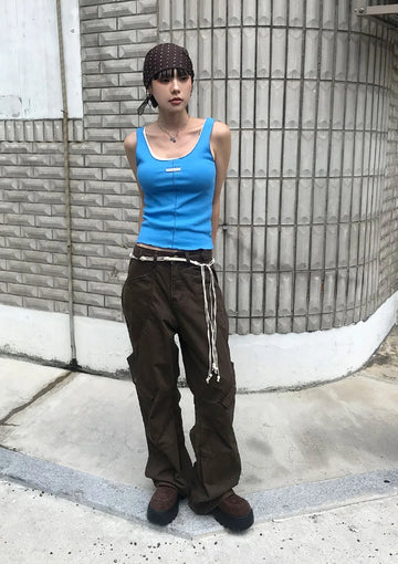 VELCRO SLANT POCKET PANTS